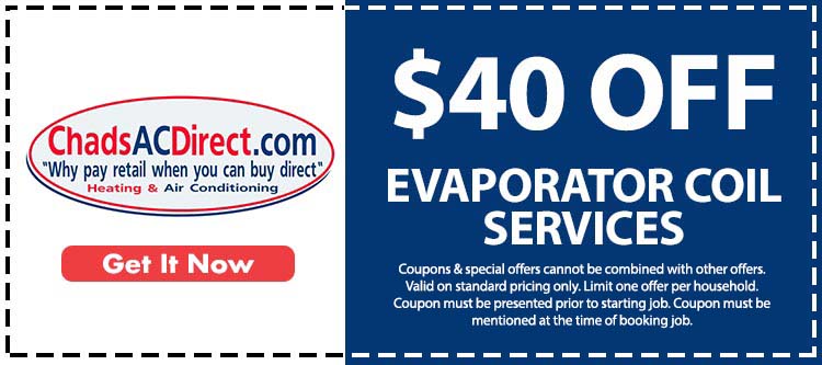 discount on evaporator coil services