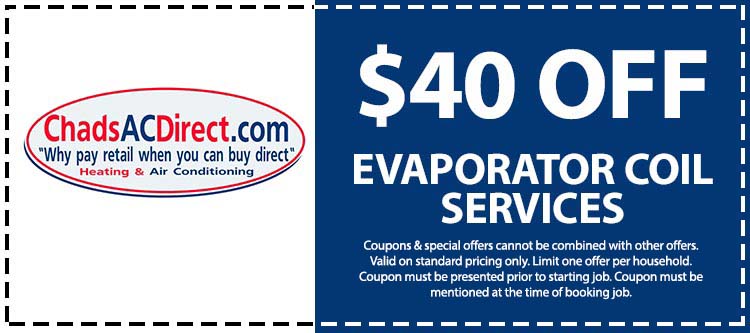 discount on evaporator coil services