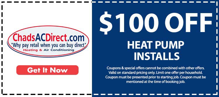 discount on heat pump installs